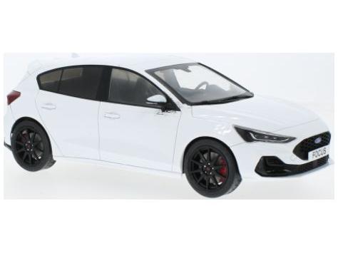 Ford Focus ST Track Pack 2022  White 1:18 Scale Diecast Model Car Group