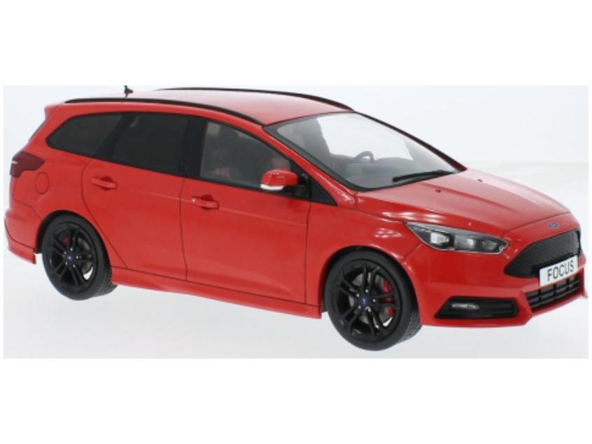 Ford Focus ST Turnier 2014 Red 1:18 Scale Diecast Model Car Group