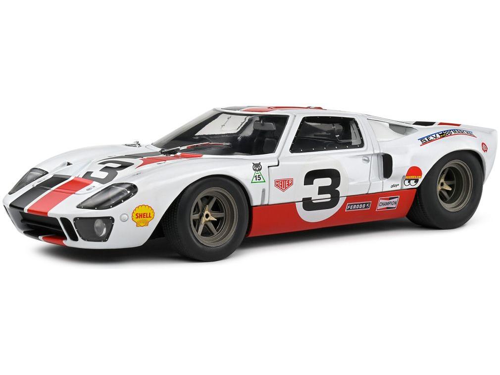 Ford GT40 MK.1 Eric Dean Design 2015 White 1:18 Scale Solido Diecast Model