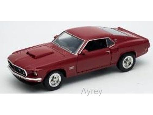 Ford Mustang Boss 429 1969 Red 1:24 Scale Welly Diecast Model