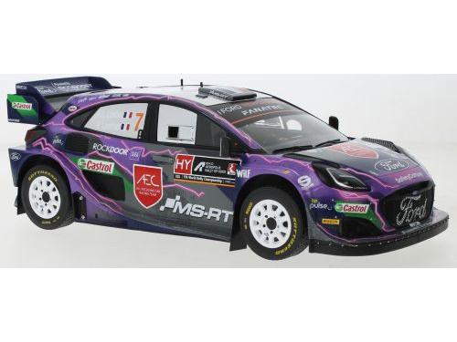 Ford Puma Rally 1 #7 P.-L. Loubet/V.Landais WRC Rally Acropolis 2022 1:18 Scale Diecast Model