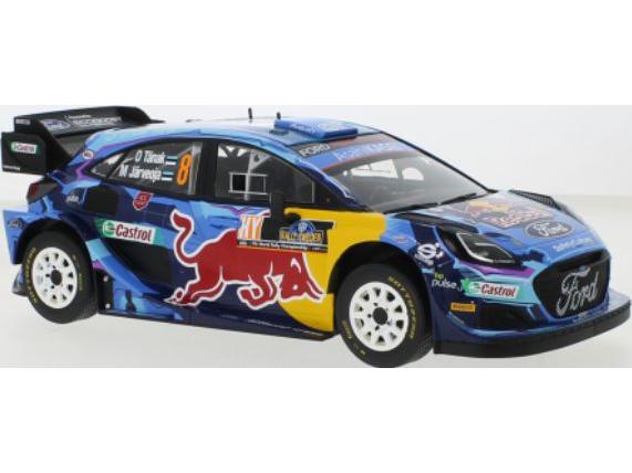 Ford Puma WRC1 #8 O.Tanak/M.Jarveoja Rallye Sweden 2023 1:18 Scale Diecast Model