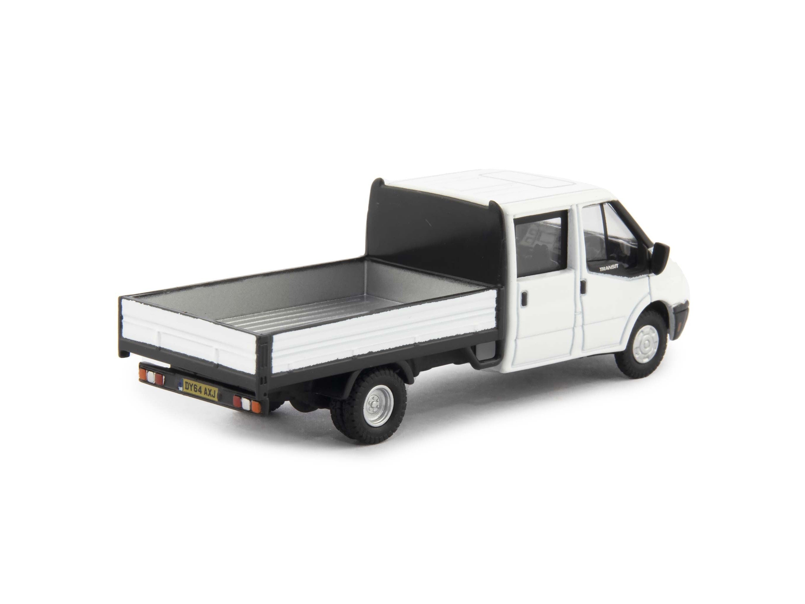 Ford Transit Dropside white - 1:76 Scale