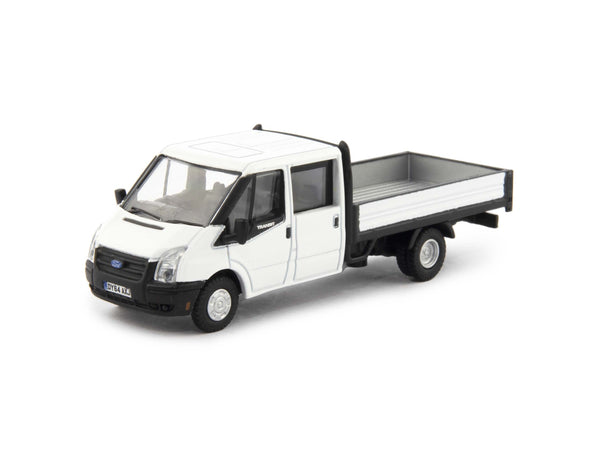 Ford Transit Dropside white - 1:76 Scale