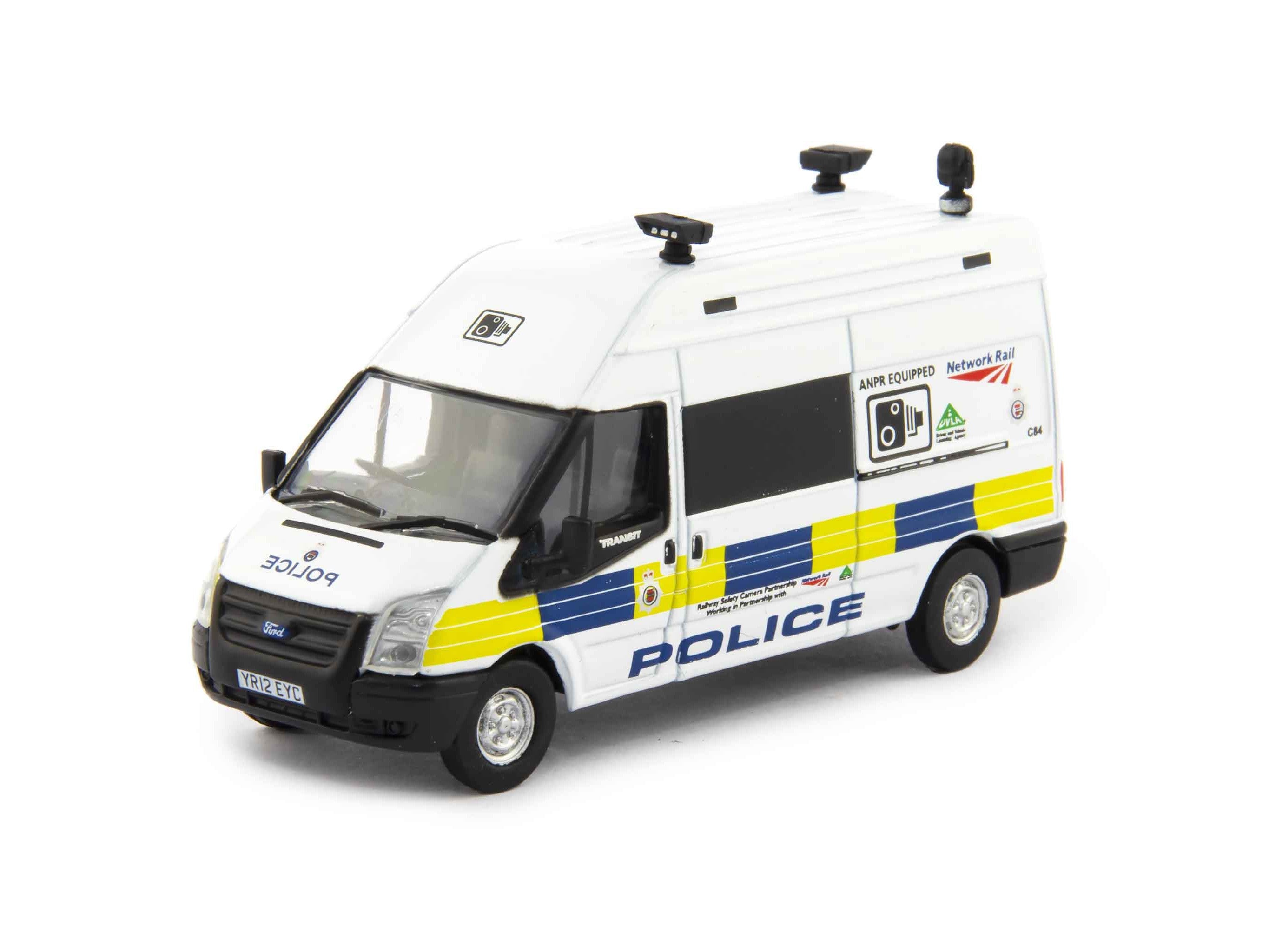Ford Transit Mk5 LWB British Transport Police 1:76 Scale Oxford Diecast Model