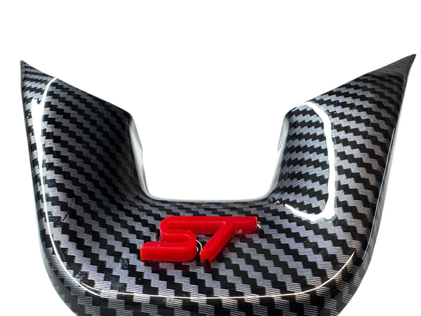 Carbon Fibre Look Steering Wheel Trim for MK4 / MK4.5 Focus – ST Logo | CEUK