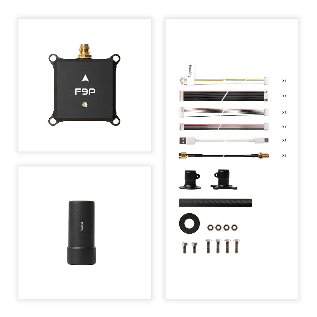 H-RTK NEO-F9P w/ Helical Antenna