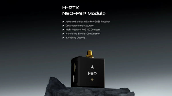 H-RTK NEO-F9P w/ Helical Antenna