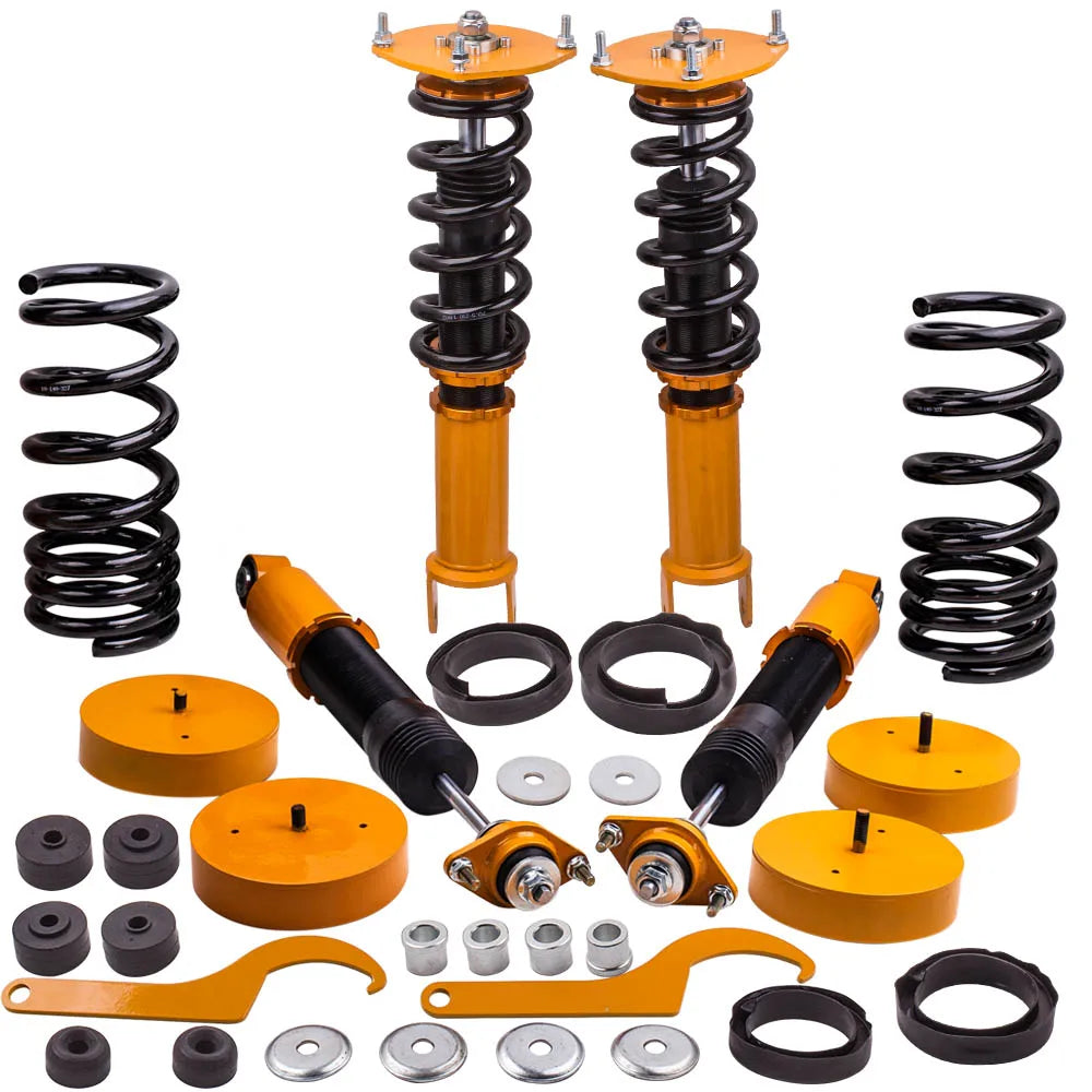 MAXPEEDINGRODS Coilovers Air Struts Coil Springs Conversion Kits for Lincoln Mark VIII 93-98 2 year warranty Front Rear