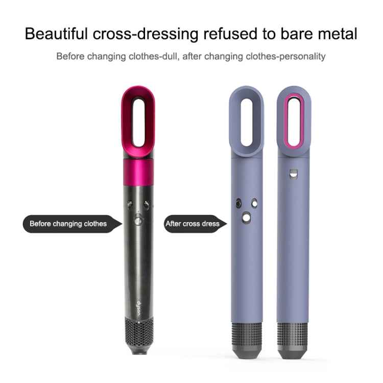 For Dyson Airwrap Hair Modeling Dryer Shockproof Silicone Case (Black)