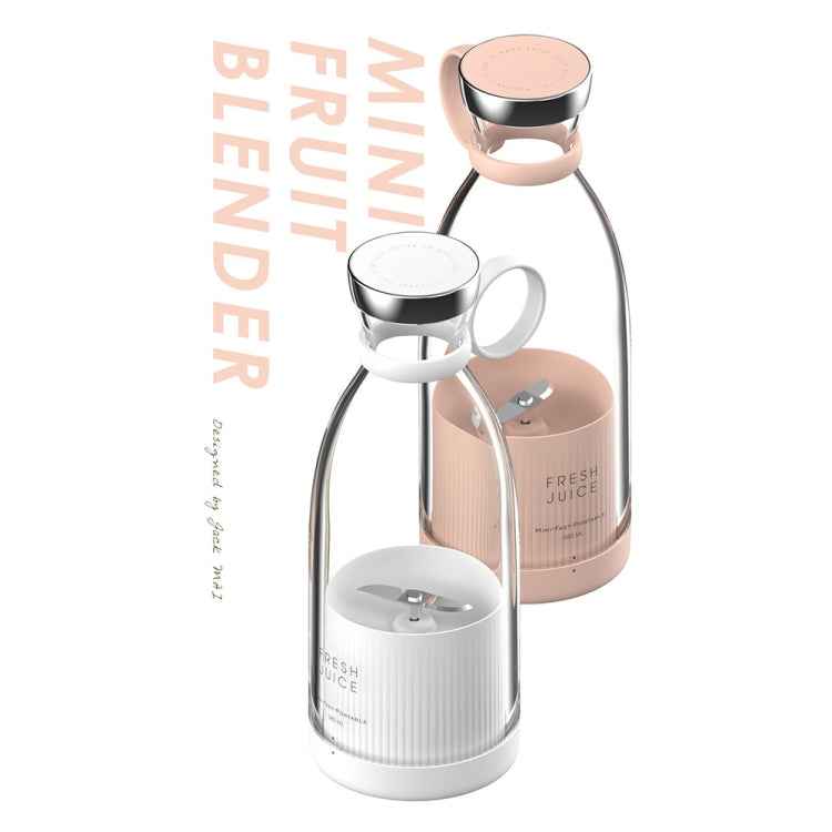 Wireless Charging Outdoor Portable Mini Electric Juicer (Pink)