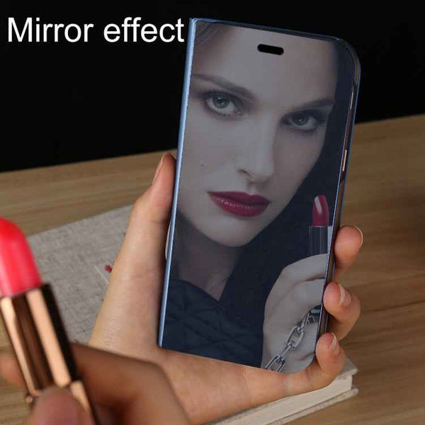 For Huawei P20 Pro PC Mirror Protective Back Cover Case with Holder, For P20 Pro