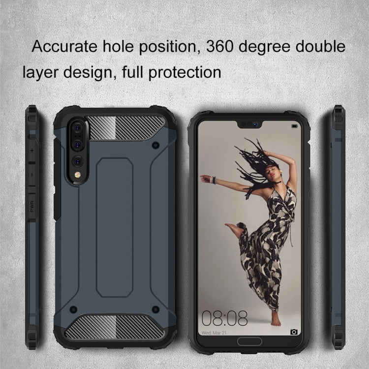 For Huawei  P20 Pro Full-body Rugged TPU + PC Combination Back Cover Case
