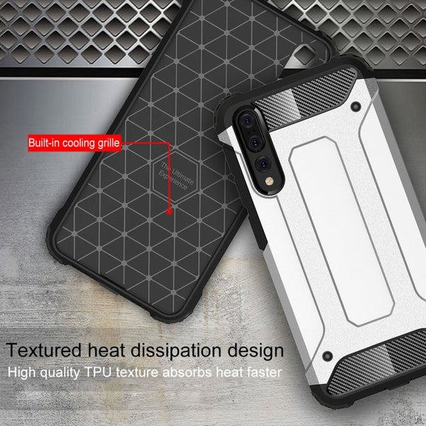 For Huawei  P20 Pro Full-body Rugged TPU + PC Combination Back Cover Case