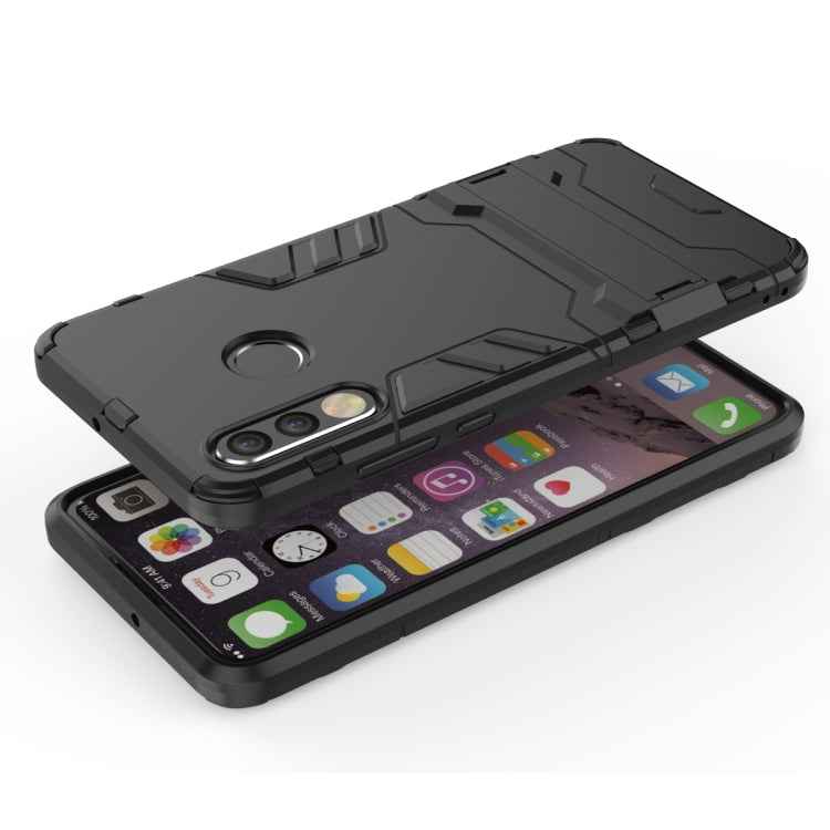 Shockproof PC + TPU Case for Huawei P30 Lite, with Holder, For Huawei P30 Lite