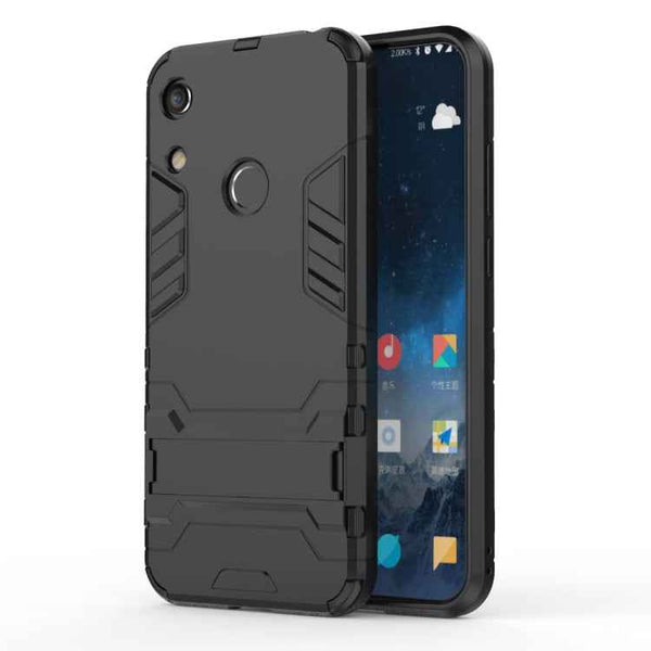 Shockproof PC + TPU Case for Huawei Honor 8A, with Holder, For Huawei Honor 8A, For Honor 8A
