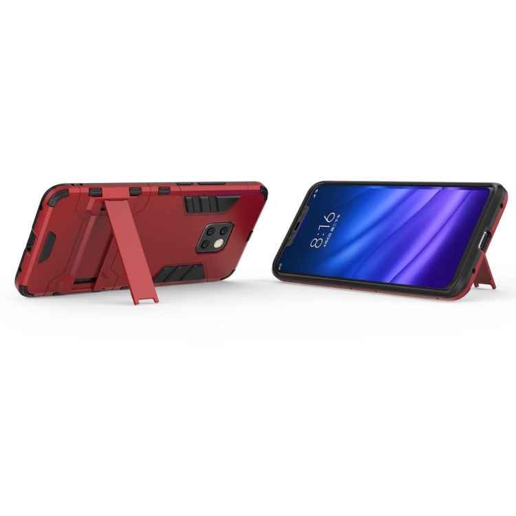 Shockproof PC + TPU Case for Huawei Mate 20 Pro, with Holder, For Huawei Mate 20 Pro