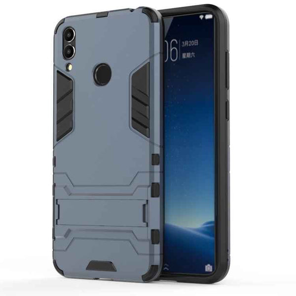 Shockproof PC + TPU Case for Huawei Honor 8C, with Holder, For Huawei Honor 8C