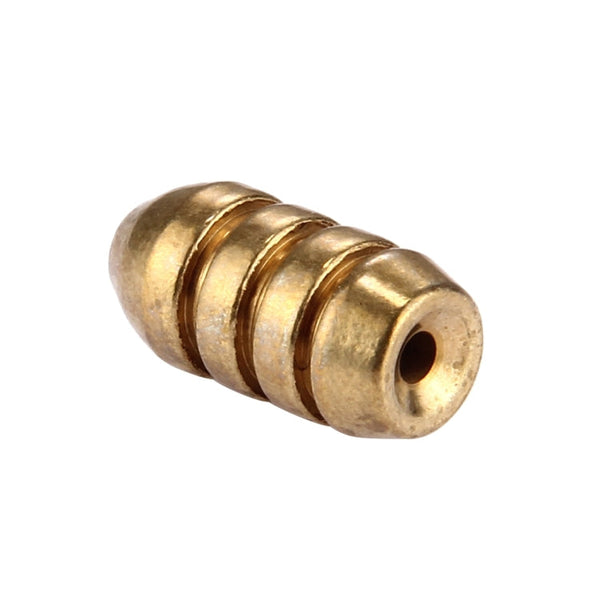 4g Threaded Copper Bullet Fishing Sinker Fishing Weights Soft lure Accessory, 4g