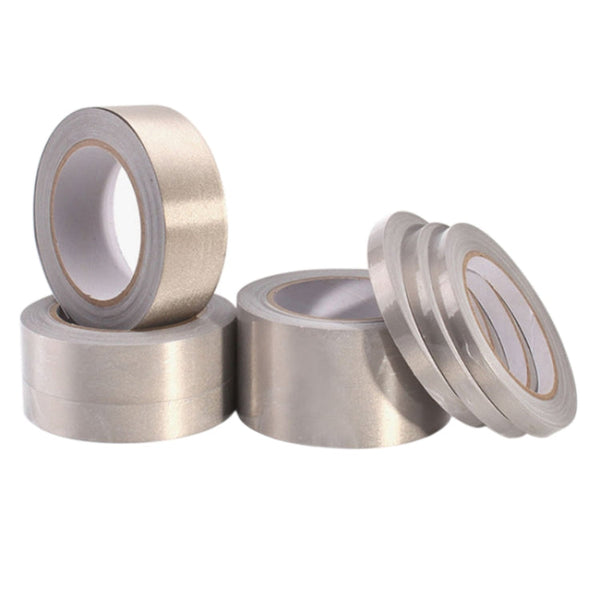 Plain Weave Double-sided Conductive Cloth Adhesive Cloth Single Sided Adhesive EMI Shielding Button Repairs, Size: 20m x 2cm