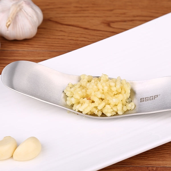 SSGP Kitchen Tool Manual 304 Stainless Steel Brushed Texture Garlic Presser