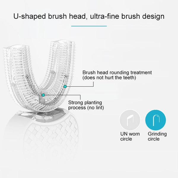 Vwhite 3 Cleaning Modes Silicone Electric Automatic Beauty Tooth Instrument