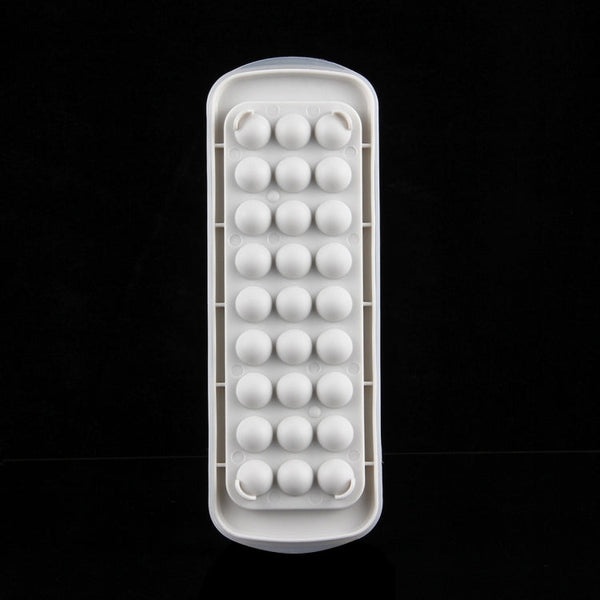 Creative Mini Ball Shaped 27-grid Ice Mold, Random Color Delivery, 27-Grid