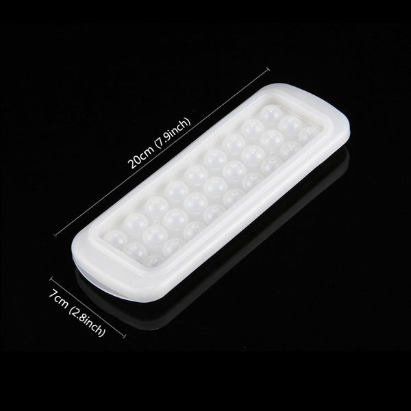 Creative Mini Ball Shaped 27-grid Ice Mold, Random Color Delivery, 27-Grid