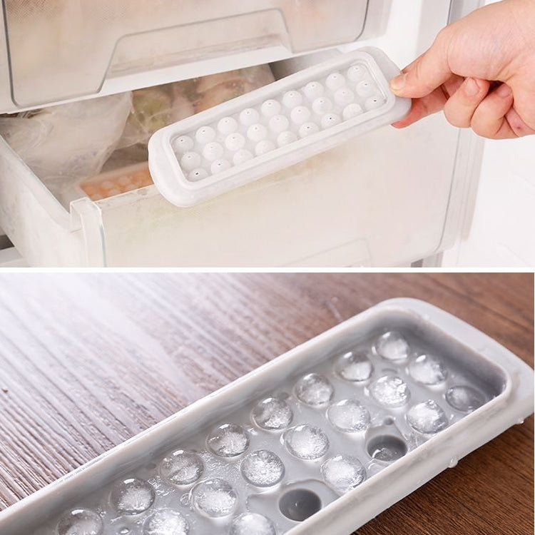 Creative Mini Ball Shaped 27-grid Ice Mold, Random Color Delivery, 27-Grid