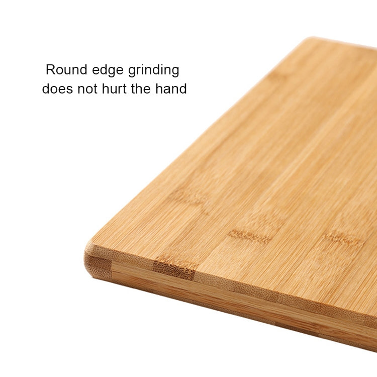 Kitchen Rectangular Bamboo Chopping Block Thickening Cutting Board,  Size: 34cm x 24cm, Size: 34cm x 24cm