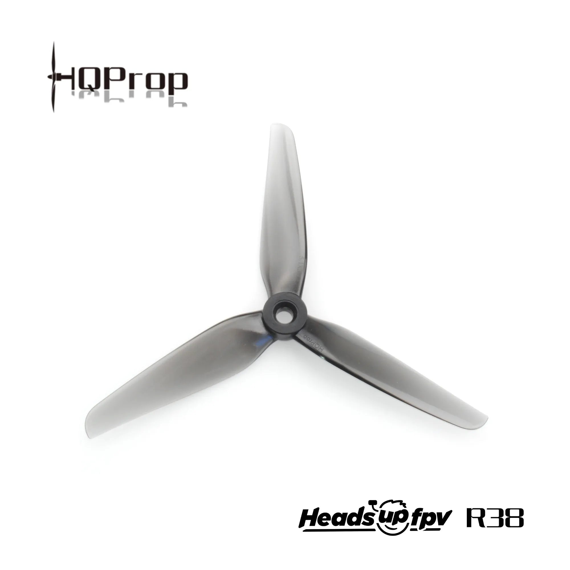 HQ HeadsUp FPV R38 Racing Prop (2CW, 2CCW) - Black