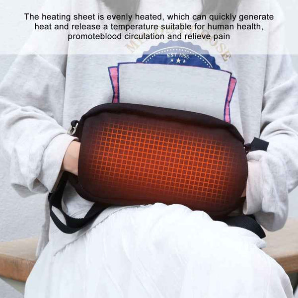 HAWEEL Messenger Shoulder Small Bag Digital Tablet Phone Warmer Storage Bag with Hand Warmer