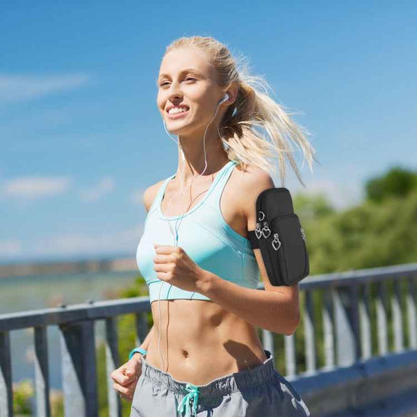 HAWEEL Mini Crossbody Vertical Zipper Pouch Phone Case Bag(Black)