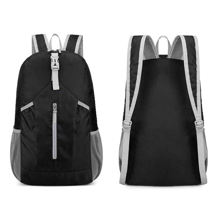 HAWEEL Hiking Portable Foldable Backpack Large Capacity Shoulders Bag (Black)