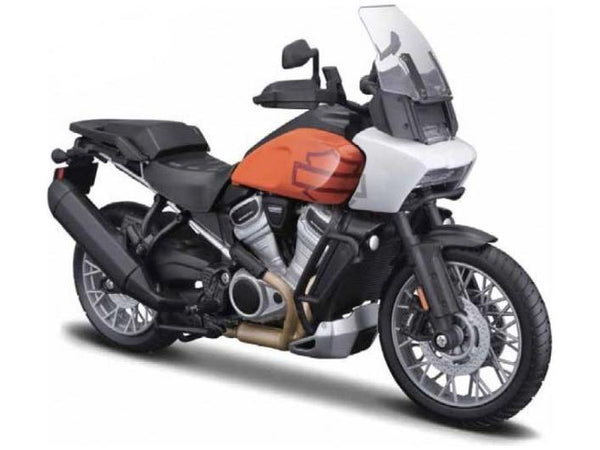 Harley-Davidson 2021 Pan American White/Orange 1:18 Scale Maisto Diecast Model