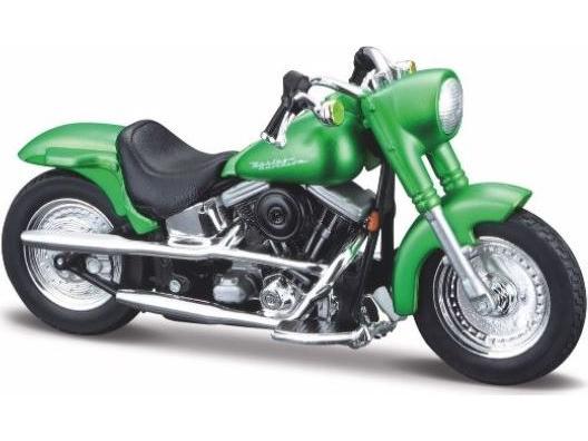 Harley-Davidson FLSTF Street Stalker 2000 Metallic Green 1:18 Scale Maisto Diecast Model