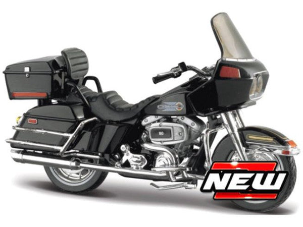Harley-Davidson FLT Tour Glide 1988 black - 1:18 Scale Motorbike Model