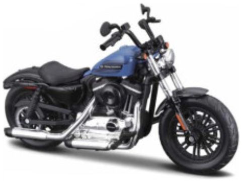 Harley-Davidson Forty Eight Special 2022 Blue 1:18 Scale Maisto Diecast Model