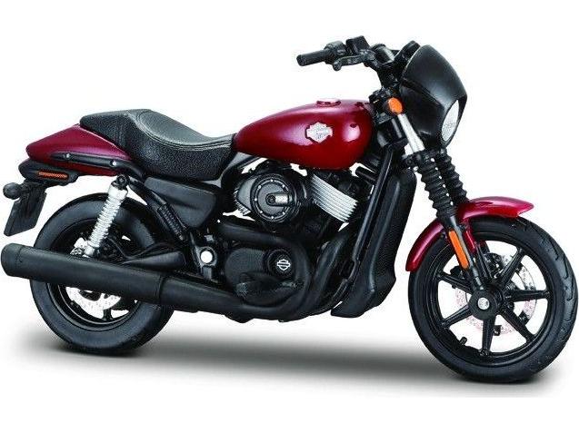 Harley-Davidson HD 15 Street 750 2015 Red/ Black 1:18 Scale Maisto Diecast Model