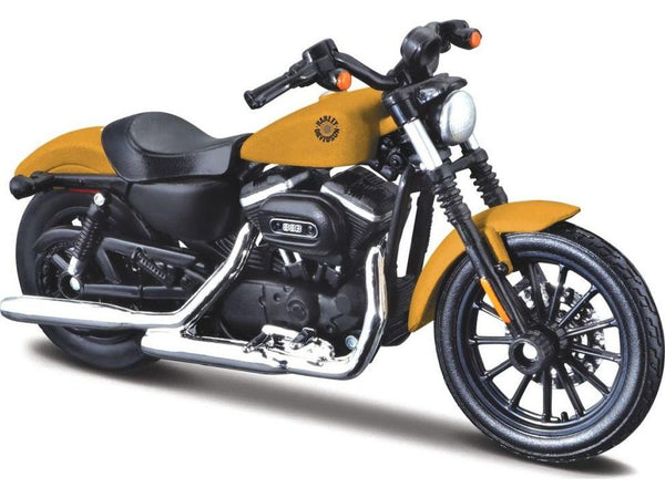 Harley-Davidson Sportster Iron 883 2014 Yellow 1:18 Scale Maisto Diecast Model