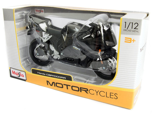 Honda CBR1000RR Black 1:12 Scale Maisto Diecast Model