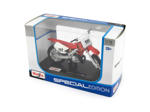 Honda CR250R red - 1:18 Scale Motorbike Model