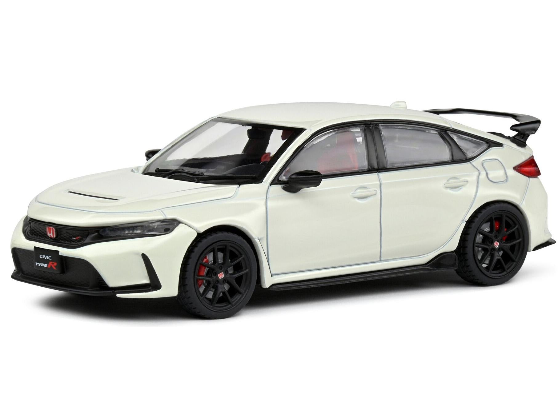 Honda Civic Type R 2022 White 1:43 Scale Solido Diecast Model