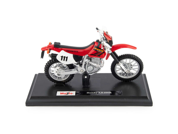 Honda XR400R red - 1:18 Scale Motorbike Model