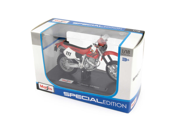Honda XR400R red - 1:18 Scale Motorbike Model