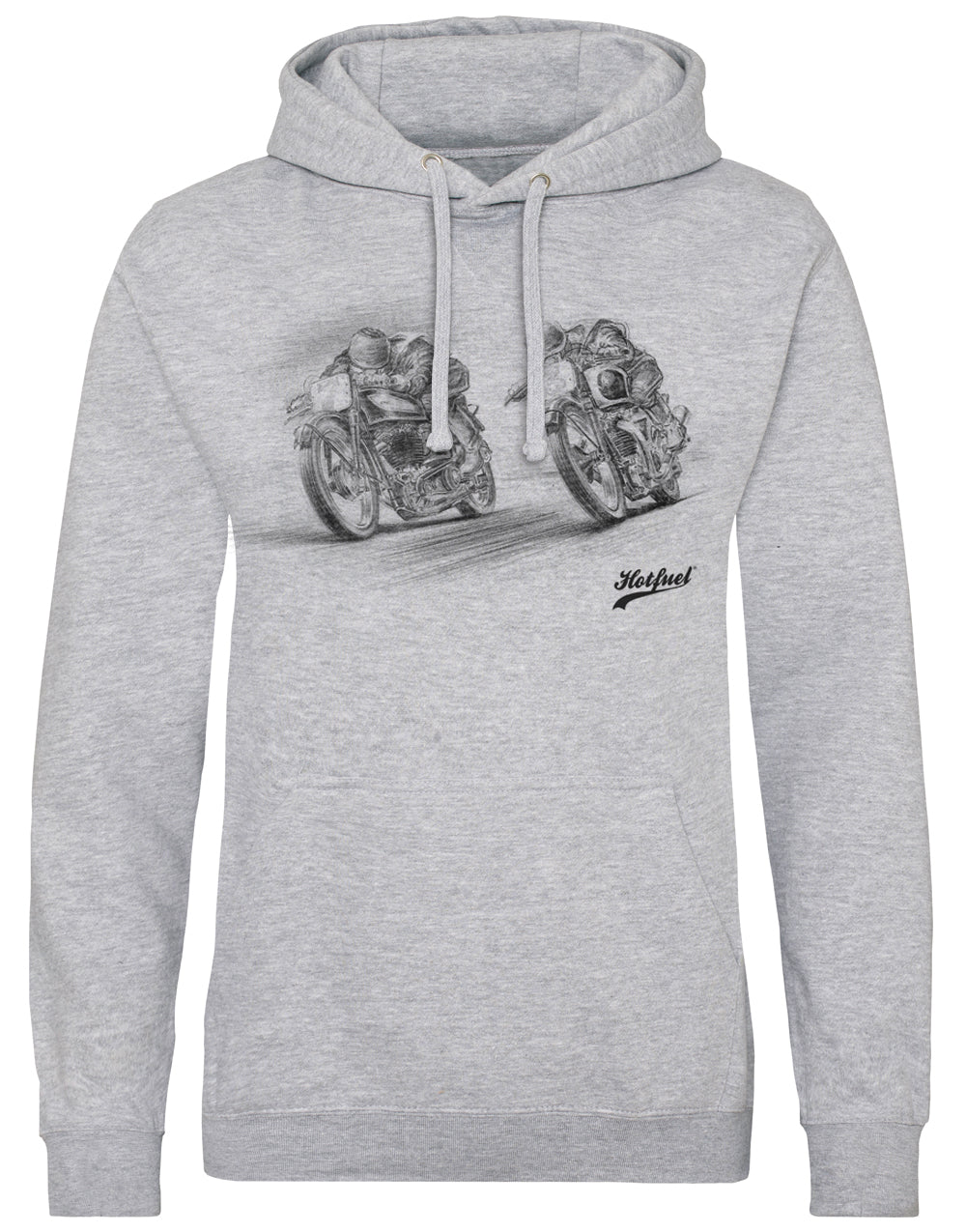 Norton v Triumph Race Print Hoodie