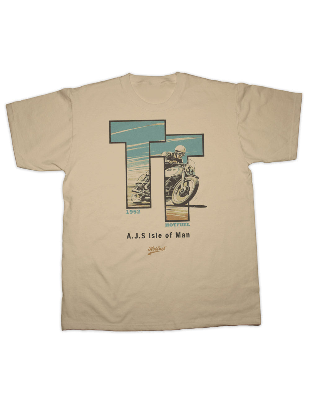 Hotfuel TT AJS Print T Shirt