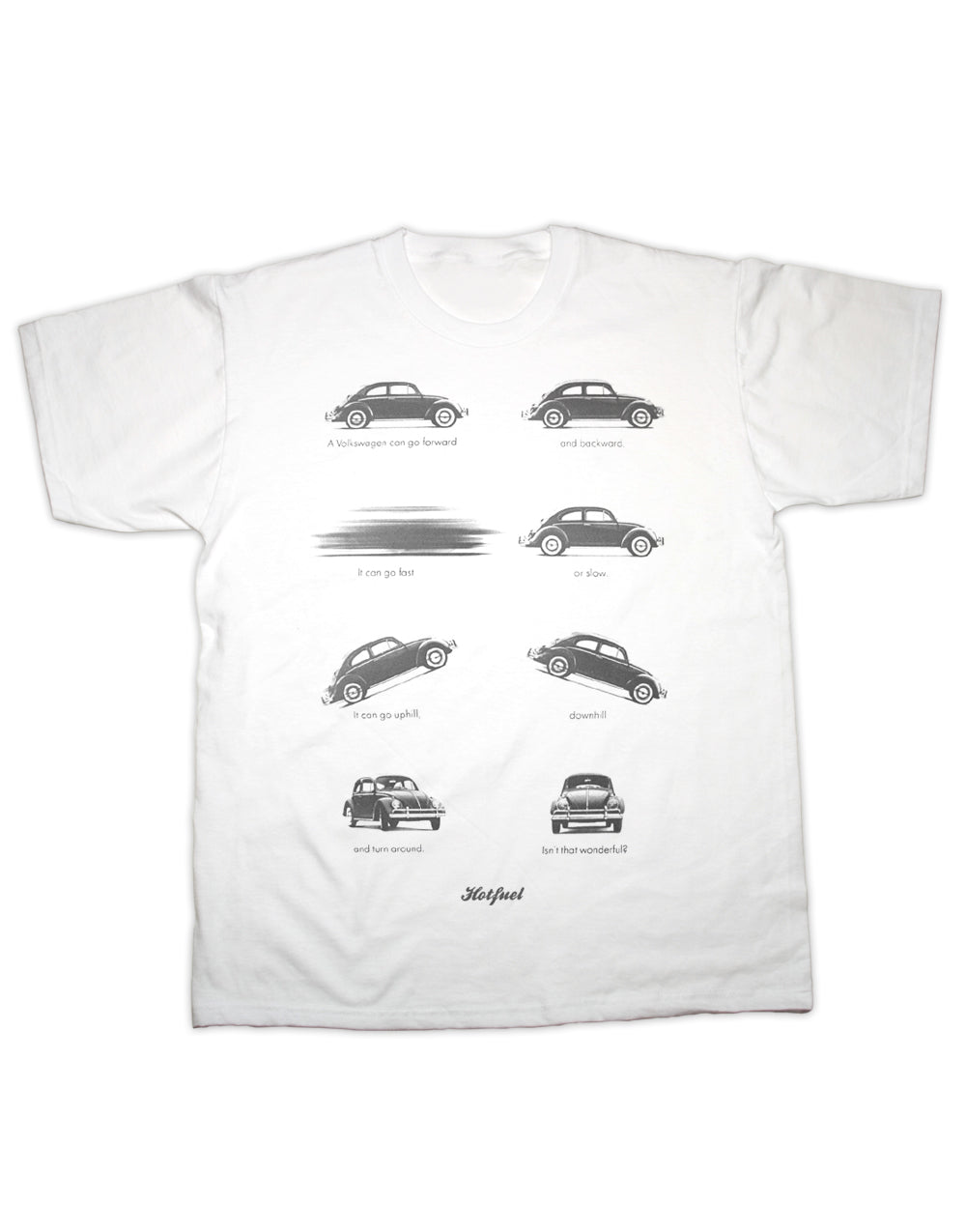 Beetle Actions Print T Shirt