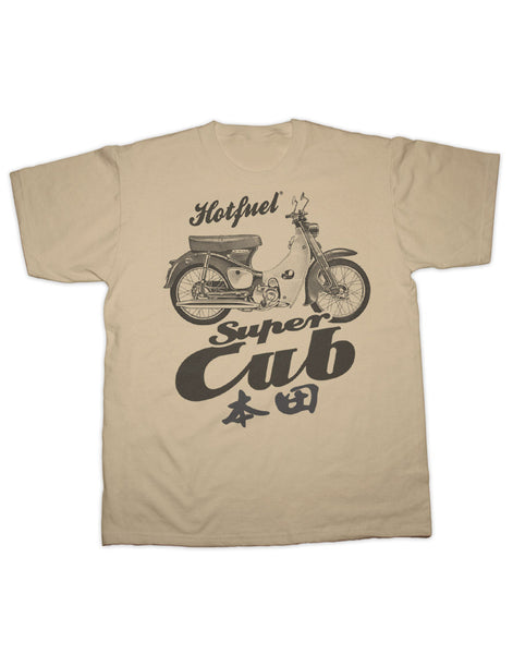 Super Cub Bike Print T Shirt