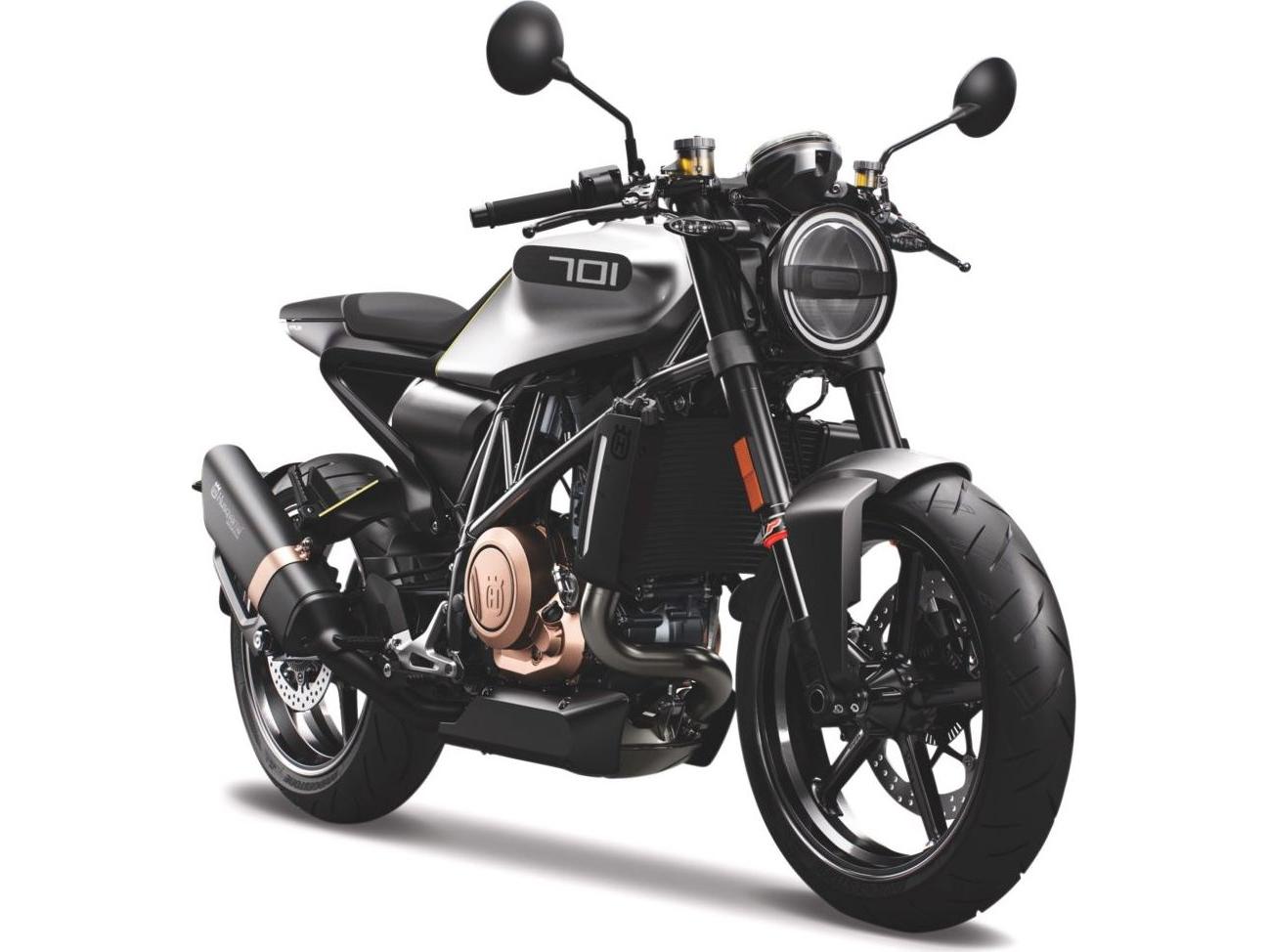 Husqvarna Vitpilen 701 2018 Silver/Grey 1:18 Scale Maisto Diecast Model